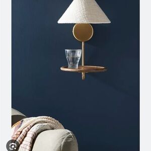 ISO Anthropologie Gold and Cream Wall Lantern